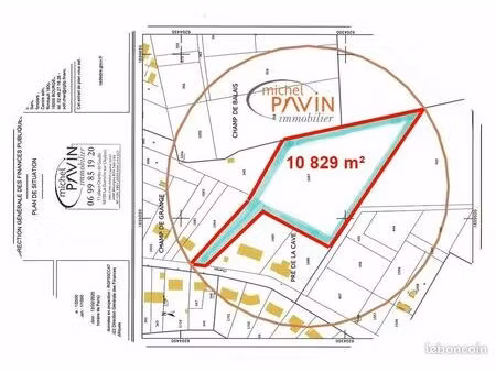 terrain agricole 10 829 m² jouet sur l aubois