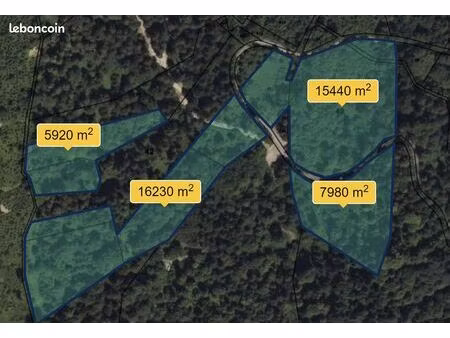 4 5 hectares parcelle forêt terrain bois forestière massif parc national chartreuse