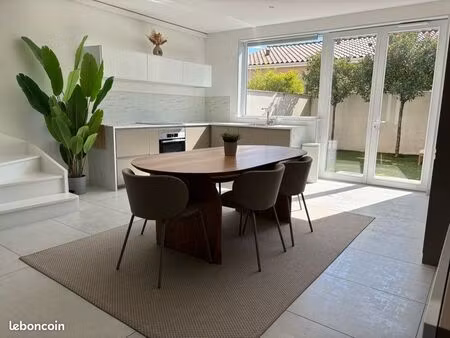 ancien corps de ferme rénové 91m2  3 chambres - lumineuse et clé en main