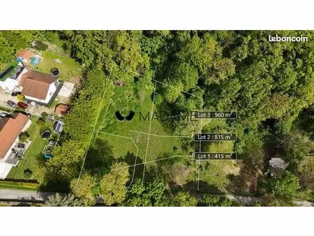 terrain 815 m² goncelin