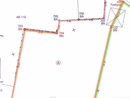 terrain 1000 m² viry