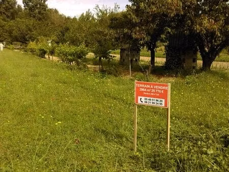 terrain à batir 2864m ²