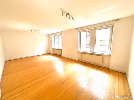 quartier gare/tribunal  tres beau 3 pieces renove 91m2  cuisine equipee