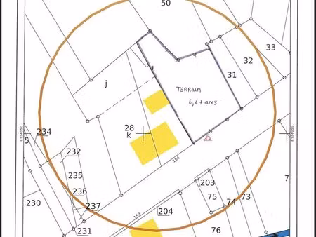 terrain 667 m² fouchy