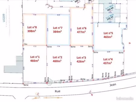 terrain 450 m² neuville sur escaut