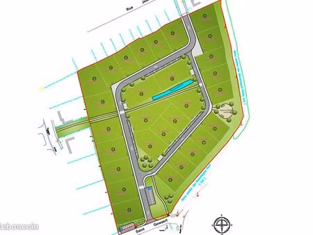 terrain 500 m² holque