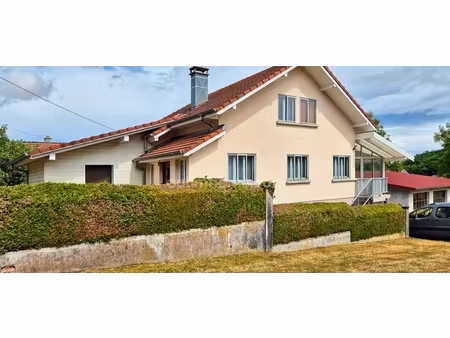 90160 perouse – maison plain pied – 5 pièces – 4 chambres – terrasse – dependance 60m² – v