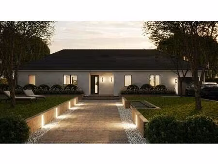 terrain avec maison neuve à vendre