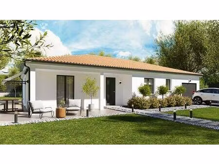 terrain avec maison neuve à vendre