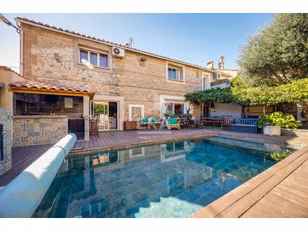 villelongue de la salanque : propriété à vendre avec garage  piscine et appartement indépe