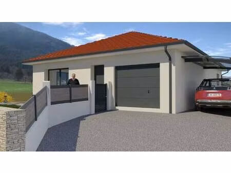 terrain avec maison neuve à vendre