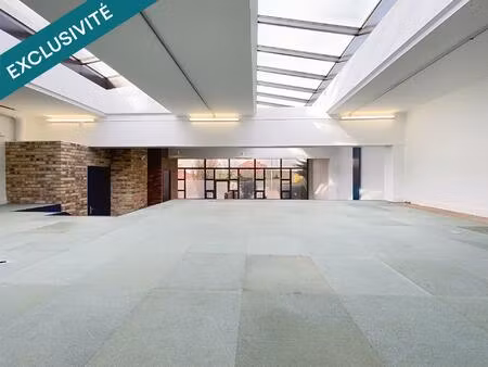 local professionnel  bureau style loft lumineux de 130 m2  espace vert 100m2