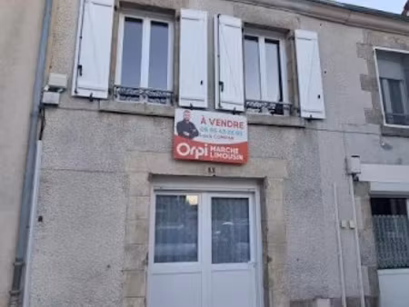 vente maison 3 pièces 76 m² à genouillac (23350)  39 000 €