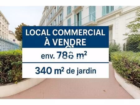 nice hyper-centre : bureaux prestigieux 788 7 m² + jardin 341 m²  accès multiples & entrée