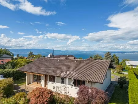 neuvecelle - villa de plain-pied - vue lac - 1 200 m² de terrain