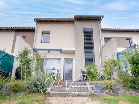 maison escalquens 4 pièce(s) 88.43 m2 + garage de 18 15m2  jardin et parking