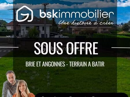 terrain de 510 m² à brie-et-angonnes