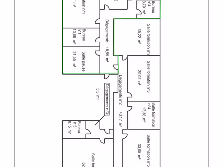 bureaux à vendre  possibilité de transformation en habitatio