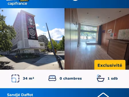 local professionnel à vendre grenoble 2 pièce(s) 34m2 92 000€