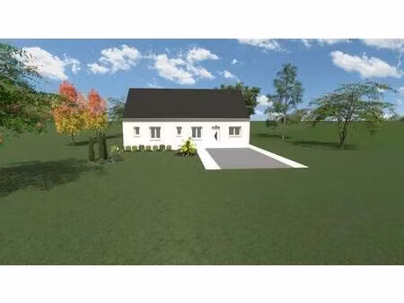 terrain avec maison neuve à vendre