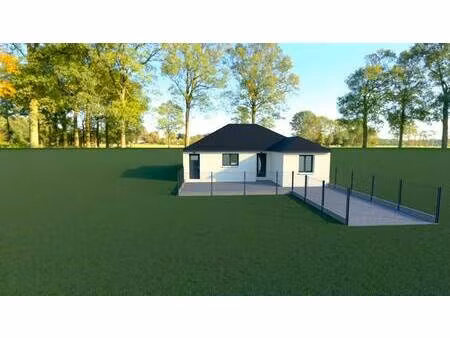 terrain avec maison neuve à vendre