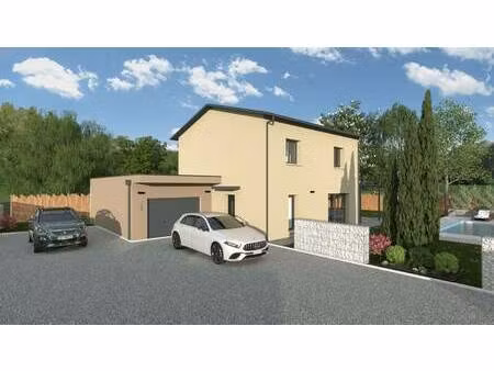 terrain avec maison neuve à vendre