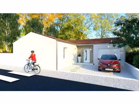 terrain avec maison neuve à vendre