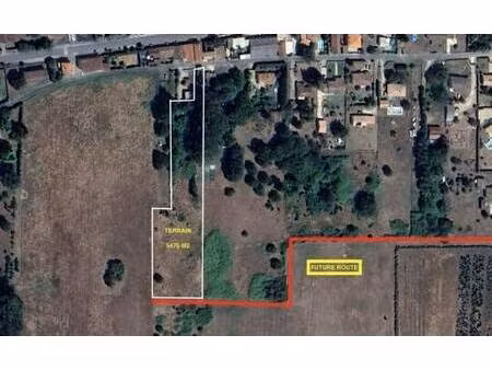 terrain constructible à vendre