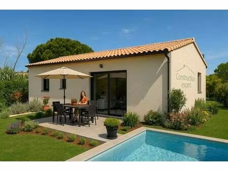 terrain avec maison neuve à vendre