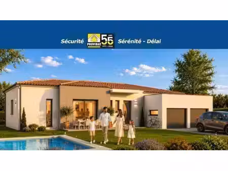 terrain avec maison neuf à vendre