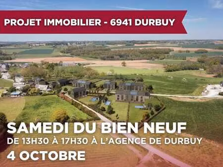 terrain à vendre pour une maison 3 façade à durbuy