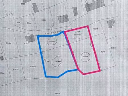 terrain en zone d'habitat