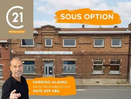 sous option - belle salle des fêtes! 740 m² exploitable!