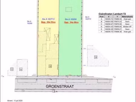 terrain à bâtir à vendre - centre veltem-beisem