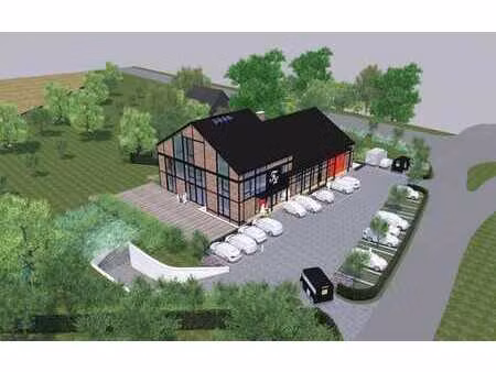 terrain avec permis pour im mixte bureaux/atelier (horeca)