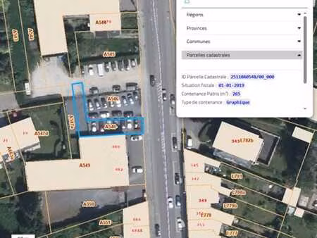 waterloo  quartier jolis-bois  terrain à bâtir en l + permis