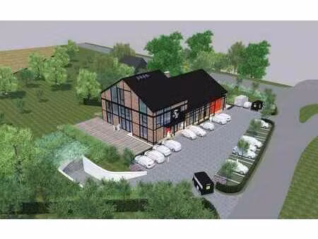 terrain avec permis pour im mixte bureaux/atelier (horeca)