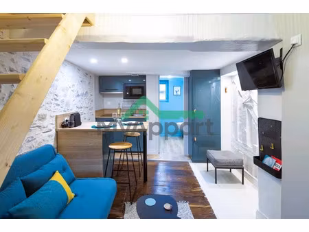 location meublée appartement 1 pièce 19 m² à la varenne saint hilaire (94210)  555 €