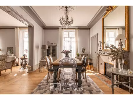 somptueux duplex avec jardin et garage en centre-ville