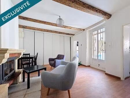 à vendre – appartement t2 avec cave et extérieur privatif – graissessac (34260)