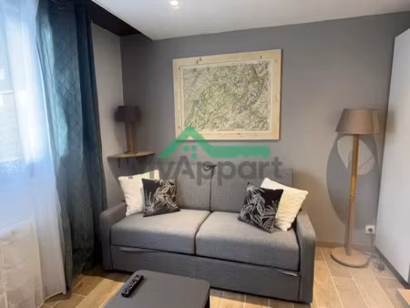 location meublée appartement 1 pièce 20 m² à arâches-la-frasse (74300)  900 €