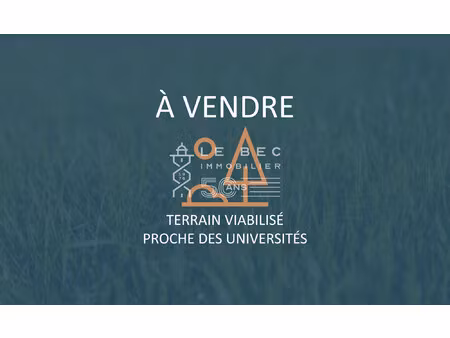 lorient sud : terrain constructible de 240 m²
