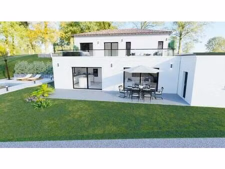 terrain avec maison neuve à vendre