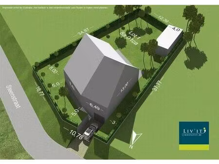 bouwgrond (8a 01ca) voor open bebouwing