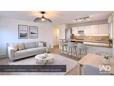 vente appartement 4 pièces 59 m² clermont-ferrand (63100)