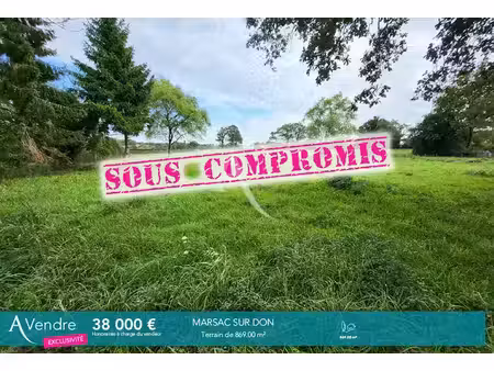 vente terrain 869 m² à marsac-sur-don (44170)  38 000 €