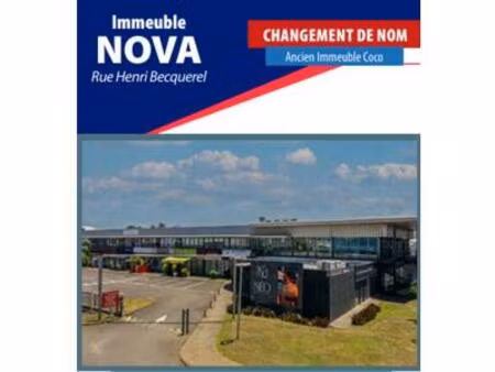 local commercial no15 d de 100 m2 à l'étage - immeuble coco  guadeloupe