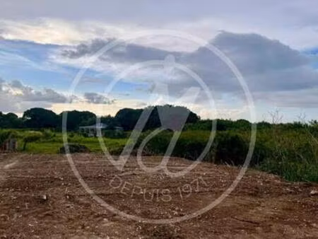 à vendre : terrain constructible à port-louis - 110 127 €  guadeloupe