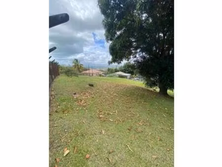à vendre terrain constructible 1257 m2 à rivière-salée  martinique