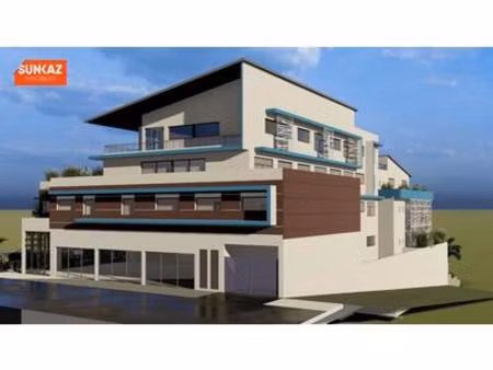 saint-pierre centre ville - local neuf de 213 m² - loyer 4 475 € hc  réunion